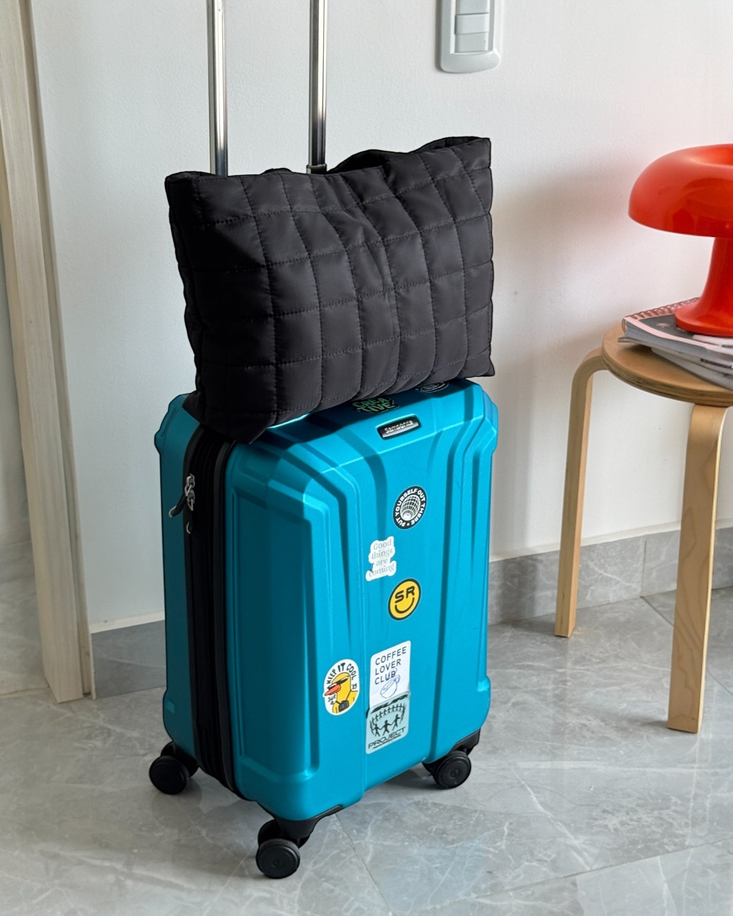 The To-Go Puffer Bag By Adriana del Mar
