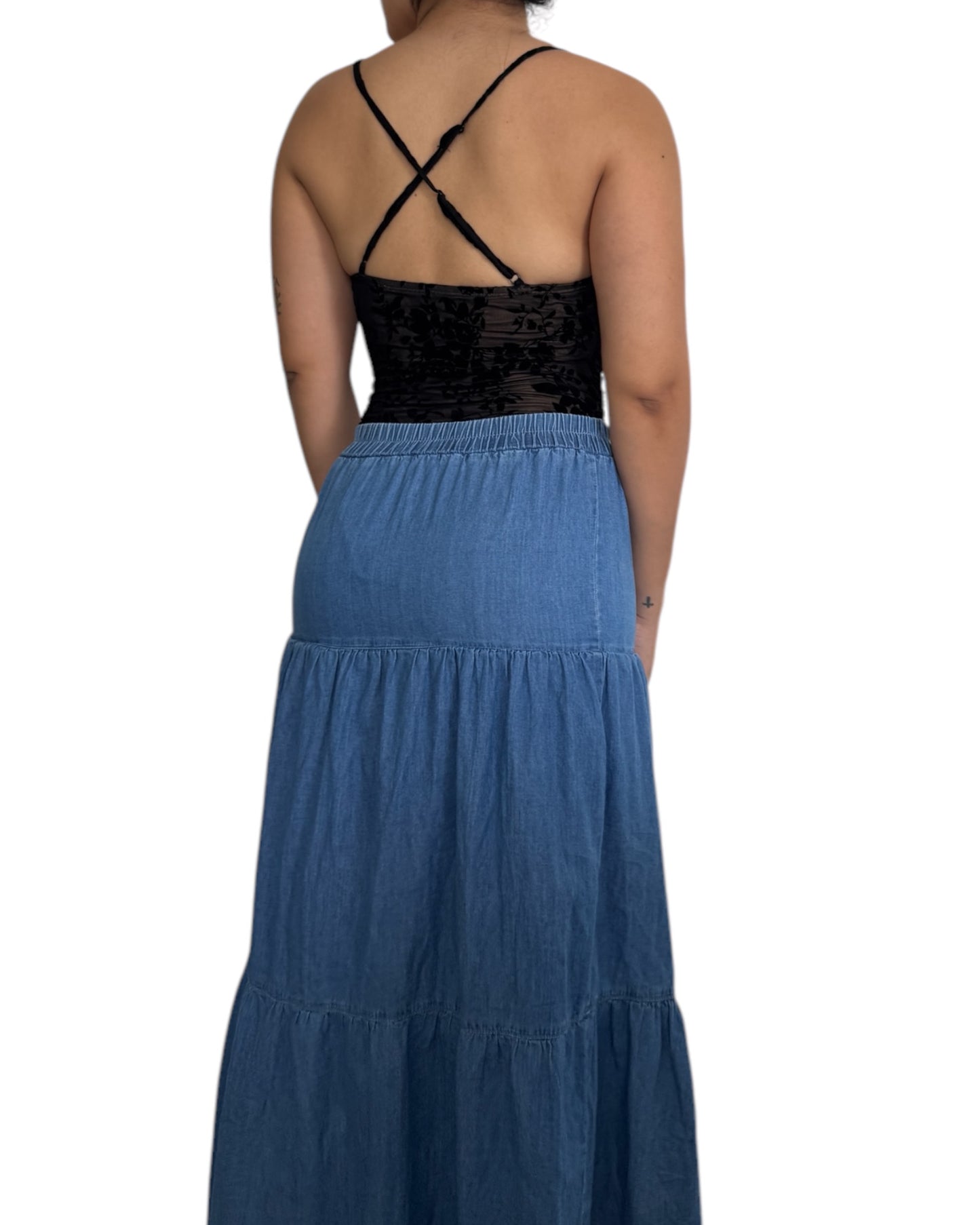 Falda de Jean Stradivarius