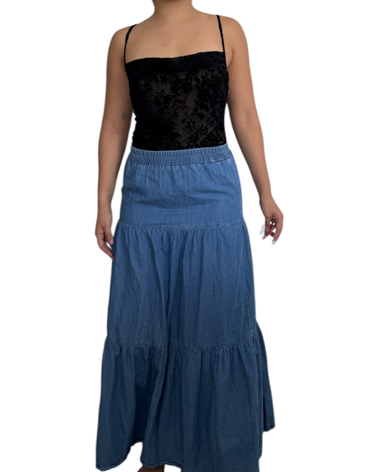 Falda de Jean Stradivarius talla XS