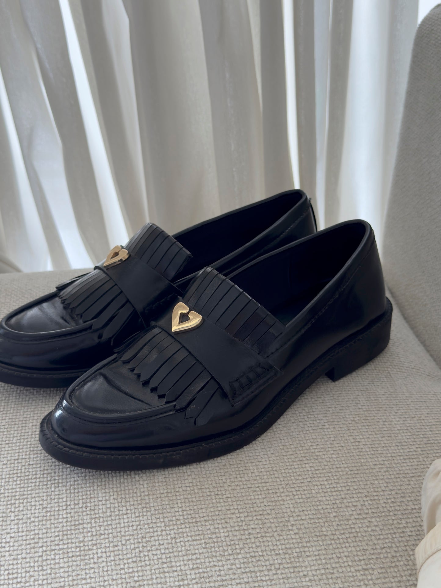 Mocasines negros talla 37