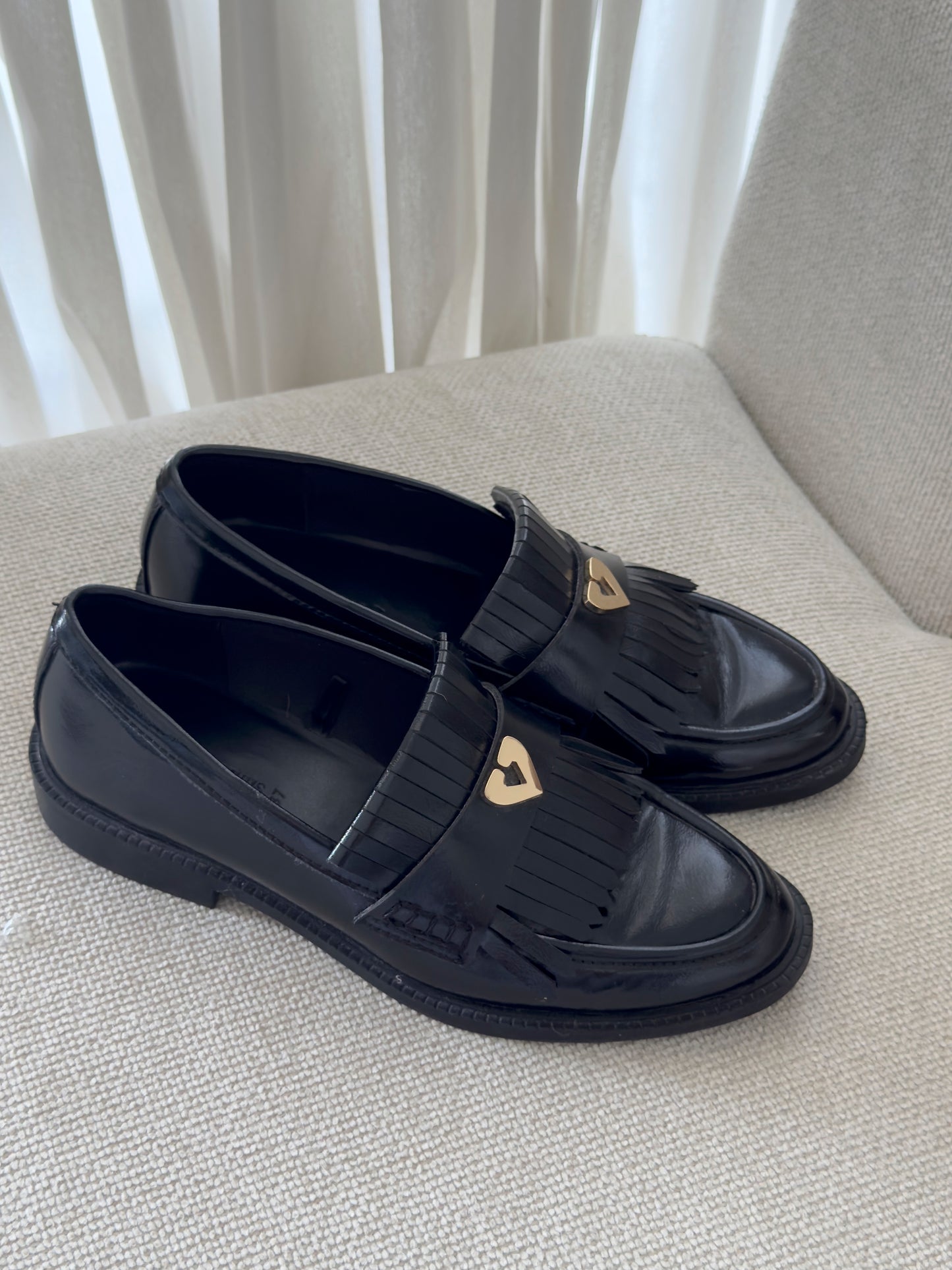 Mocasines negros talla 37